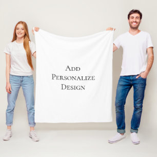 Create Your Own Personalized Custom Fleece Blanket