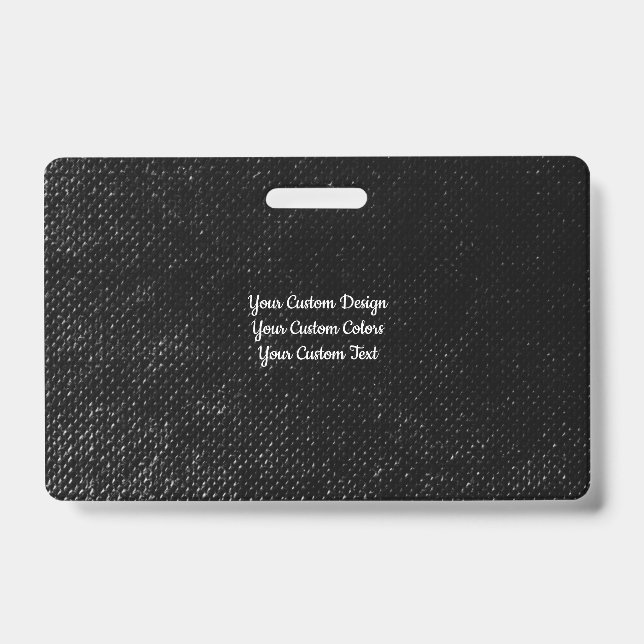 Create Your Own Personalized ID Badge (Front)