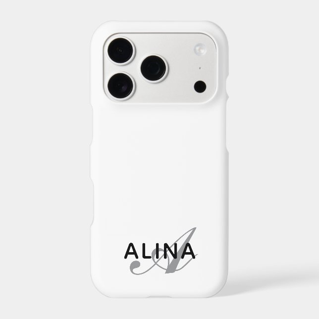 Create Your Own Personalized Name Monogram Slim (Back)