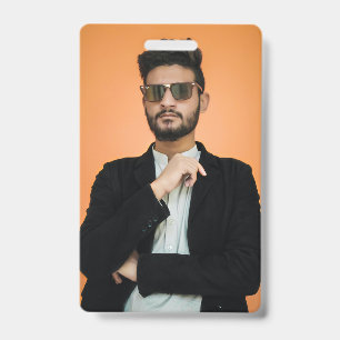 Create your own Personalized Picture Custom Photo ID Badge
