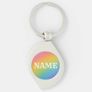 Create Your Own Personalized Rainbow Name Keychain