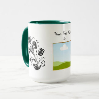 Create Your Own personalized Template Text  Mug
