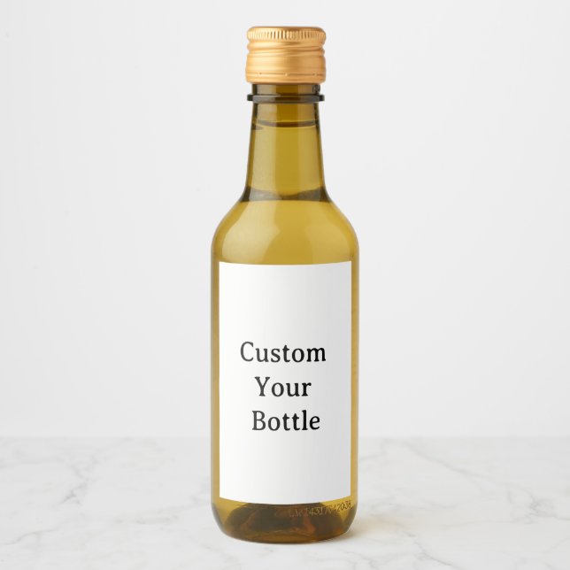 create your own PersonalizedMini Wine Bottle Label (Front)