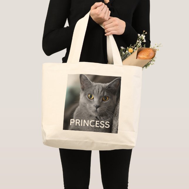 CREATE YOUR OWN PET CAT PHOTO TOTE (Front (Product))