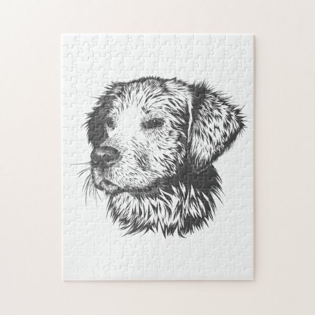 Create Your Own Pet Dog Customized Jigsaw Puzzle (Vertical)