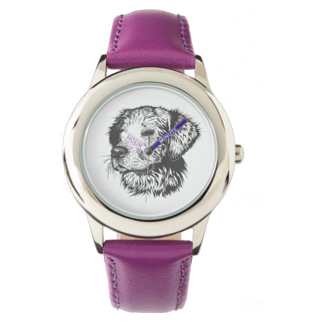 Create Your Own Pet Dog Customized Watch (Front)