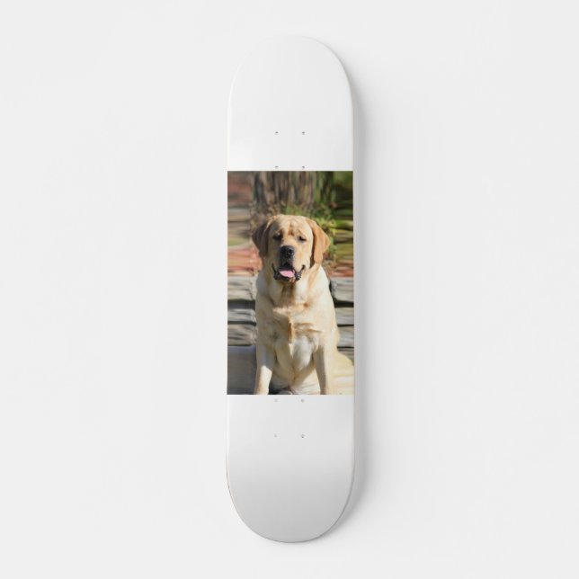 Create Your Own Pet Dog Photo Skateboard (Front)