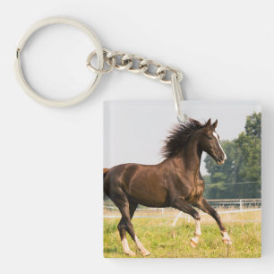Create Your Own Pet Horse Photo Custom Picture Key Ring
