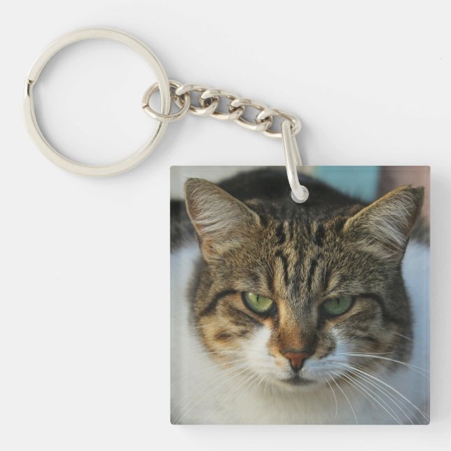 Create Your Own Pet Photo Custom Picture Gift Key Ring (Front)