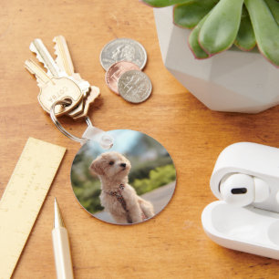 Create Your Own Pet Photo Custom Picture Key Ring