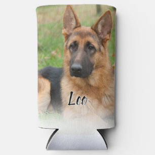 Create Your Own Pet Photo Custom Picture Name Seltzer Can Cooler
