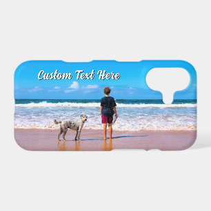 Create Your Own Pet Photo iPhone Case Custom Text