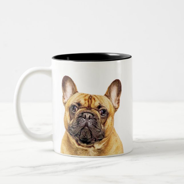 Create Your Own Pet Photo Two-Tone Coffee Mug (Left)