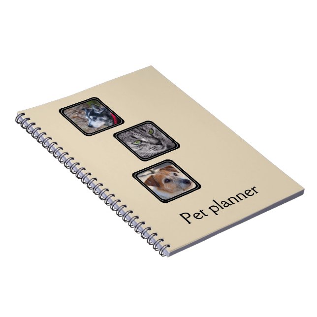 Create your own pet planner notebook (Right Side)