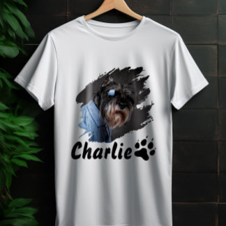 create your own pet shirt idea here custom photo