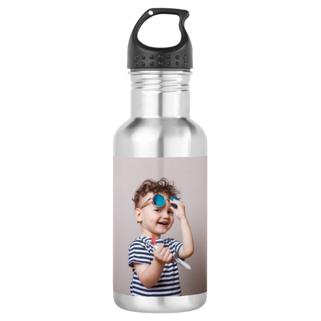 Create Your Own Photo 532 Ml Water Bottle (Front)