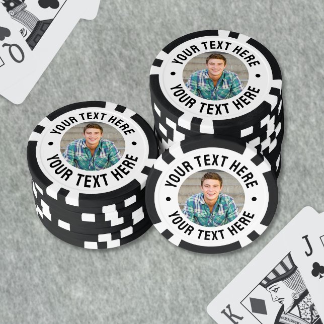 Create your Own Photo And Text Poker Chips (Create your Own Photo Poker Chips)