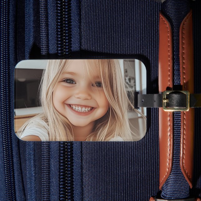 Create your own photo Auto fragrance Luggage Tag (Front Insitu 4)