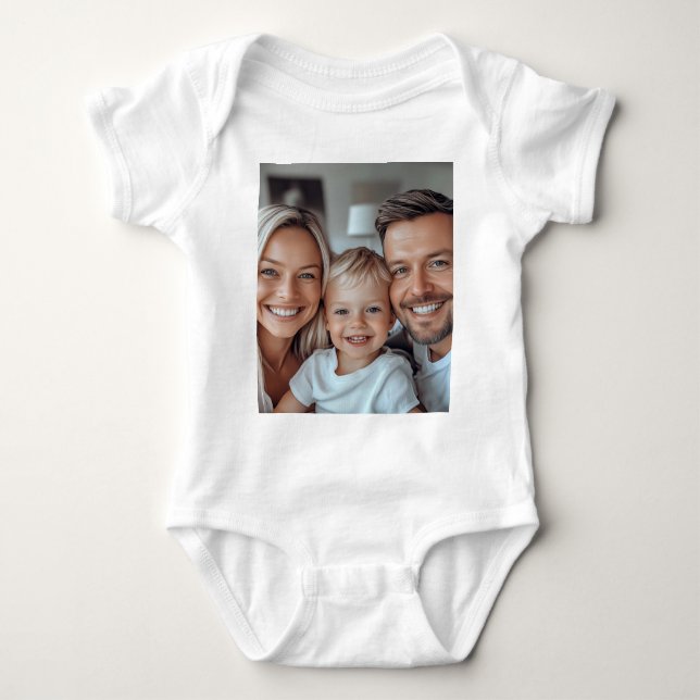 Create Your Own Photo Baby Bodysuit (Front)