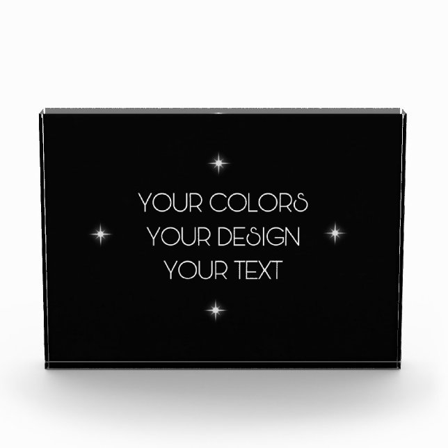 Create Your Own Photo Block (Front)