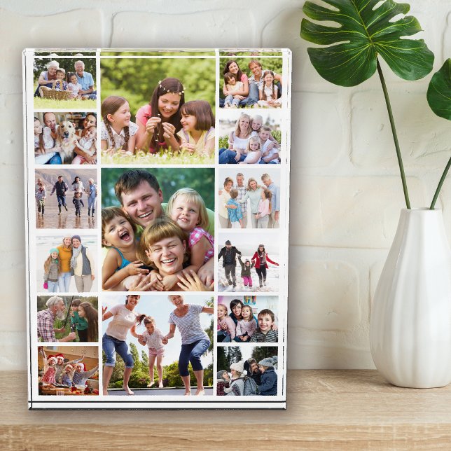 Create Your Own Photo Collage 15 Pictures White  Block (Creator Uploaded)