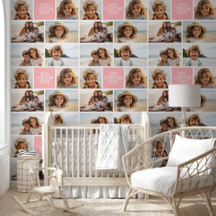 Create Your Own Photo Collage - 6 photos Monogram Wallpaper