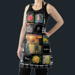 Create your own photo collage garden apron<br><div class="desc">Create your own family and flowers photo collage,  watercolor leaves apron 
You can personalise it and add your most beautiful photos,  monogram and text.
Beautiful garden & florist apron,  best apron for every gardening lover.</div>