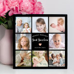 Create Your Own Photo Collage Great Grandma Modern Poster<br><div class="desc">Create your own 8-photo collage for your wonderful great-grandmother with this black and white poster. It features the heartfelt message, "World's greatest Great Grandma" and a simple pink heart. Ideal for a birthday or Christmas gift, this poster can be personalized with pictures of favorite great-grandchildren, transforming it into a cherished...</div>