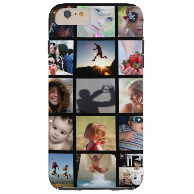 Create-Your-Own Photo Collage iPhone 6 Plus Case (Back)