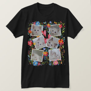 Create Your Own Photo Collage Kids Pets Family T-Shirt