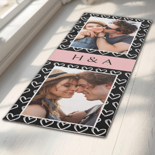 Create Your Own Photo Collage Monogram  Yoga Mat