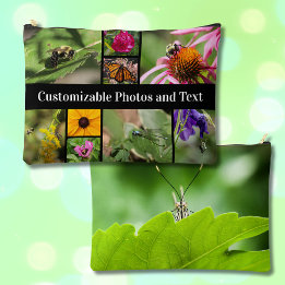 Create Your Own Photo Collage Mother's Day Accessory Pouch