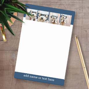 Create Your Own Photo Collage Navy 4 Pictures Post-it Notes