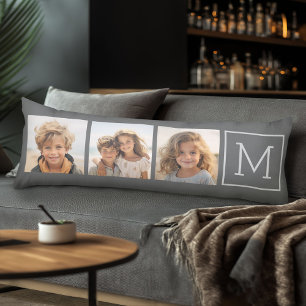 Create Your Own Photo Collage with Monogram Body Cushion