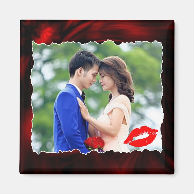 Create your own photo couples magnet (Front)
