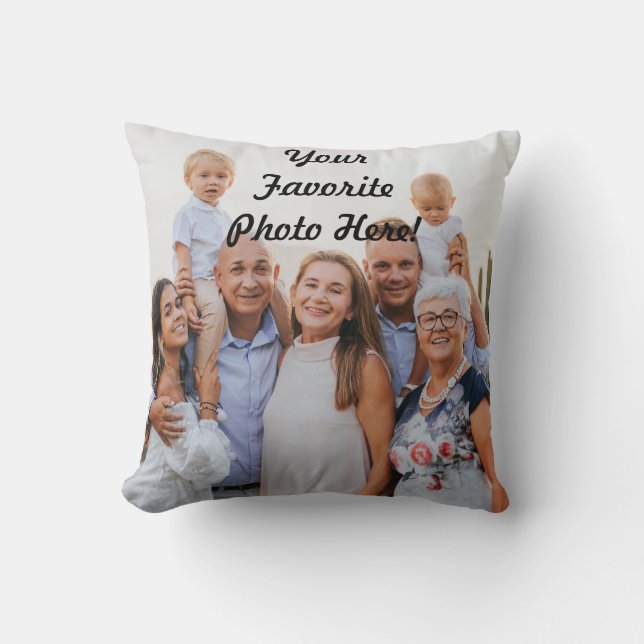 Create Your Own Photo Cushion (Front)