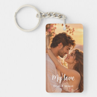 Create your own photo - Custom Couple keychain