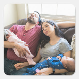 Create Your Own Photo Custom Pic DIY Family  Square Sticker