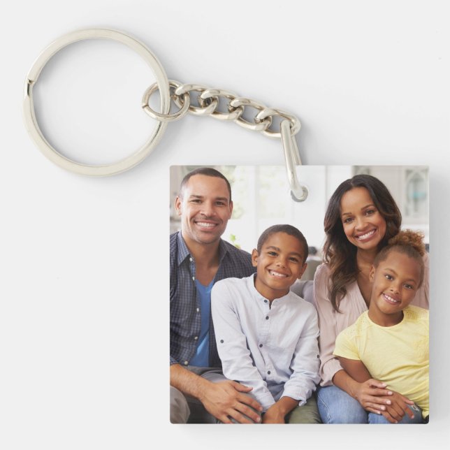 Create Your Own Photo Custom Pic DIY Key Ring (Front)