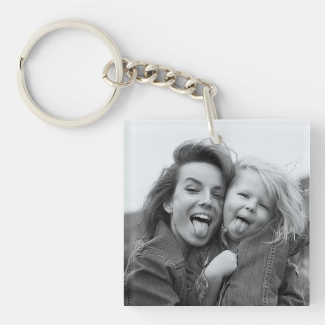 Create Your Own Photo Custom Pic DIY Key Ring (Front)