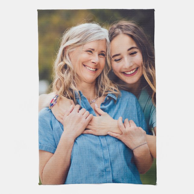 Create Your Own Photo Custom Pic DIY Tea Towel (Vertical)