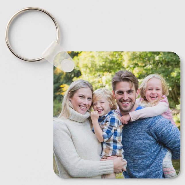 Create Your Own Photo Custom Pic Double Sided Key Ring (Front)