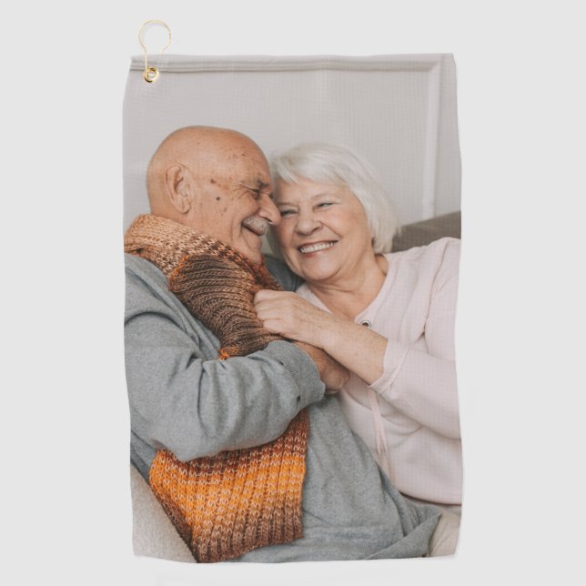 Create Your Own Photo Custom Pic Golf Towel (Front)