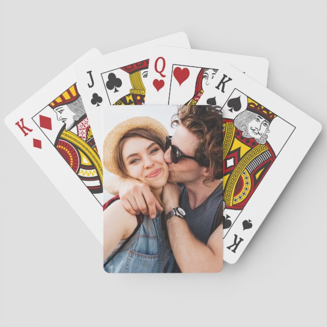 Create Your Own Photo Custom Pic Playing Cards (Back)