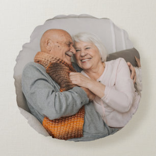 Create Your Own Photo Custom Pic Round Cushion
