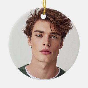 Create your Own Photo Custom Picture Ceramic Ornament