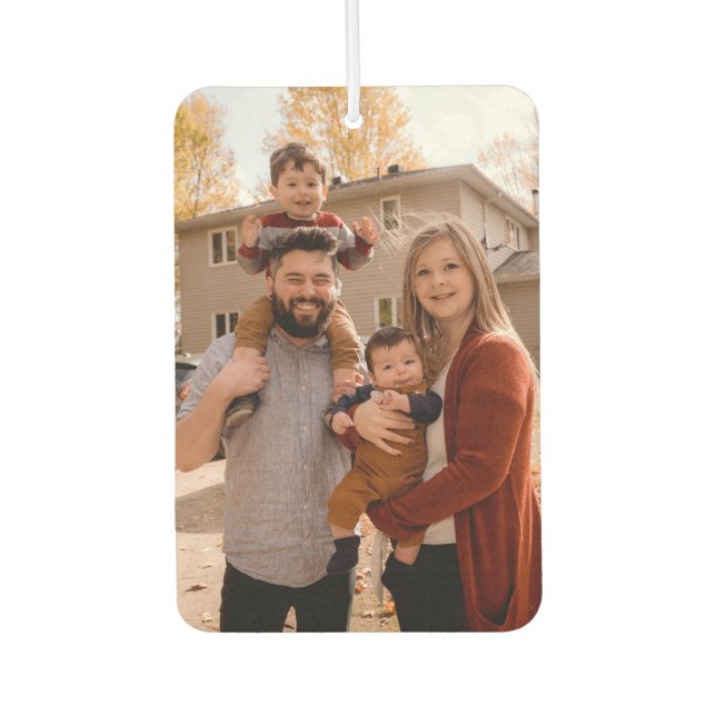 Create Your Own Photo Custom Picture DIY  Car Air Freshener (Front)