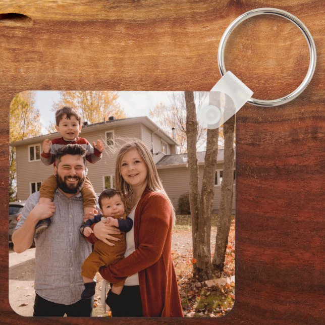 Create Your Own Photo Custom Picture DIY  Key Ring (Back)