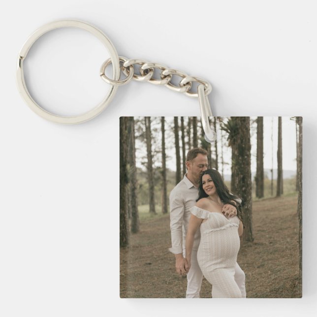 Create Your Own Photo Custom Picture DIY Key Ring (Front)