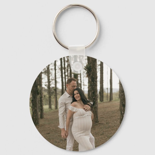 Create Your Own Photo Custom Picture DIY Key Ring (Front)